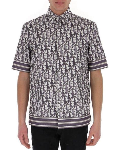 dior shirt half sleeves|christian dior men's shirt price.